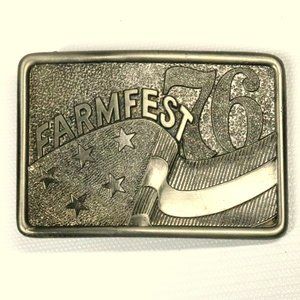 Farmfest 76 Belt Buckle Lewis Buckles Farm Fest